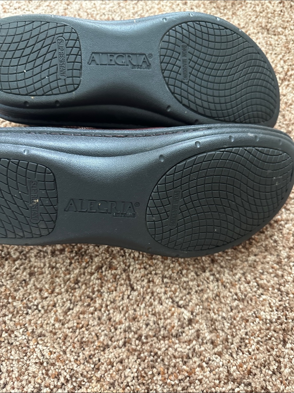Alegria Men's Slip-On Leather Loafers in Brown - Picture 4 of 4